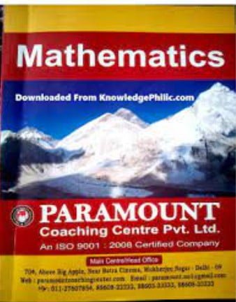 Paramount Math book PDF Download