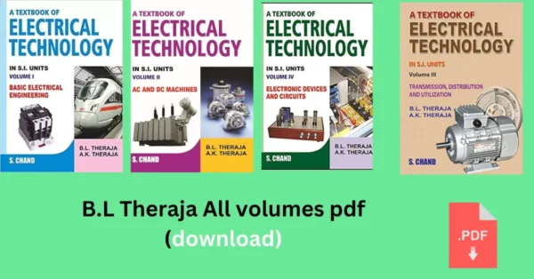 B.L Theraja All volumes pdf download